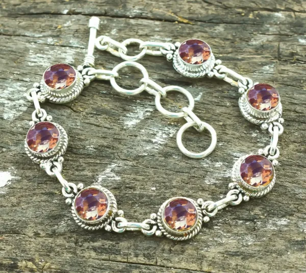 Alexandrite Silver Bracelet