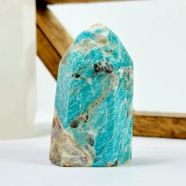 Amazonite Crystal Polished Point