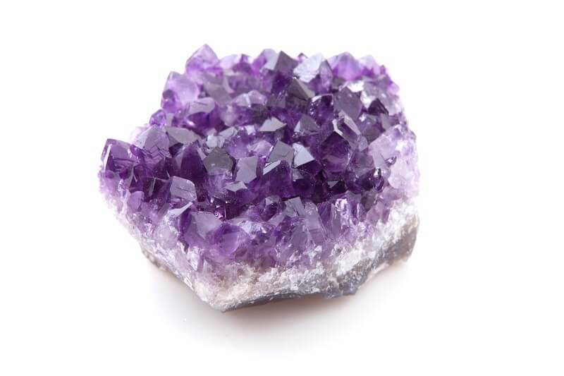 A piece of Amethyst ready for affirmations