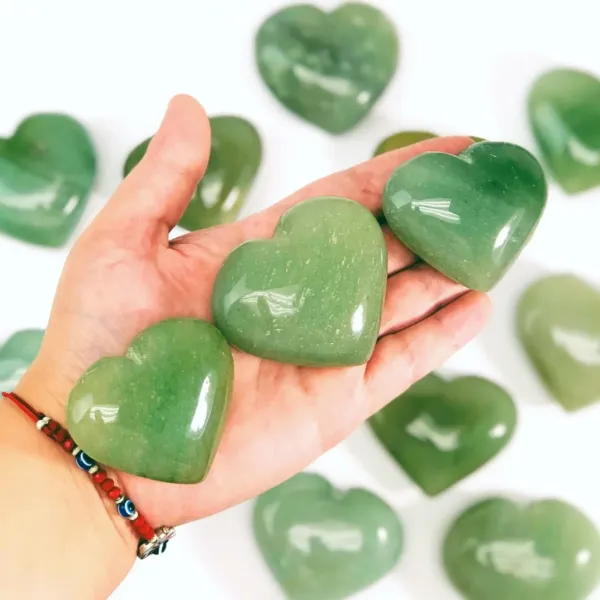Aventurine Heart Shaped Crystals