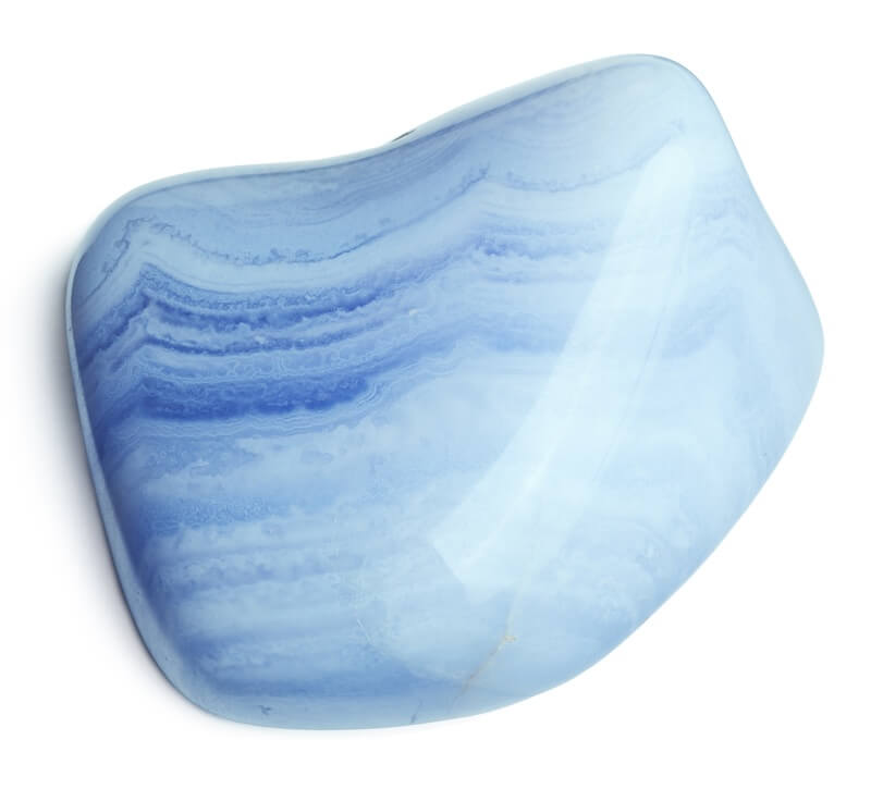 A piece of Blue Chalcedony