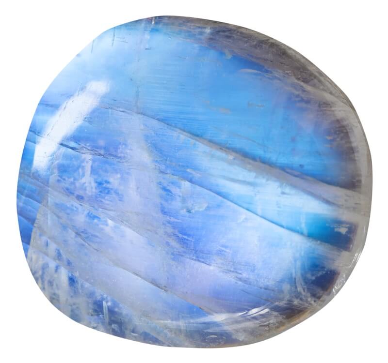 A bright piece of Blue Moonstone