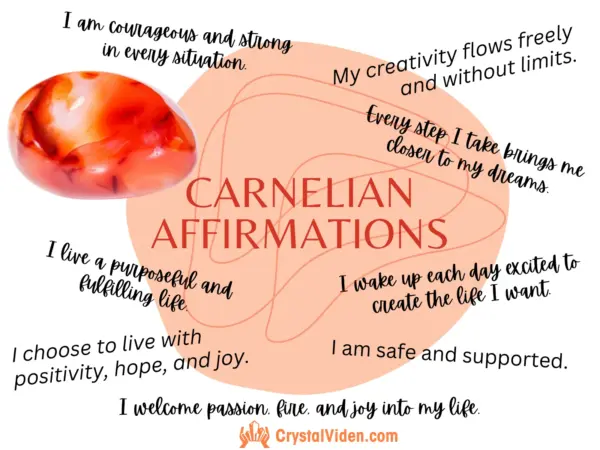 Carnelian Affirmations