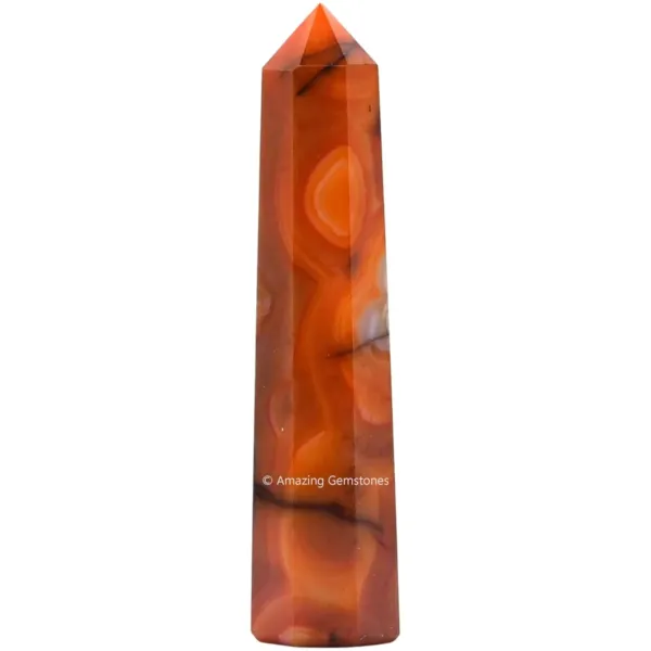 Carnelian Crystal Tower | Point Obelisk