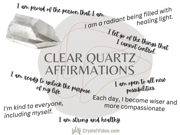 Clear Quartz Affirmations