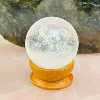 Clear Quartz Crystal Polished Sphere