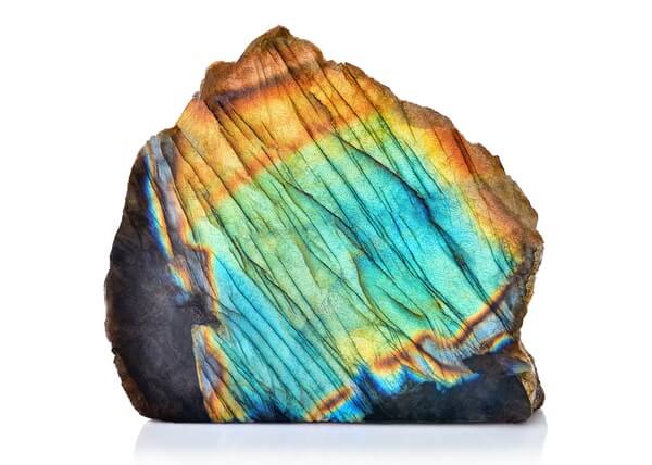 A colorful Labradorite stone