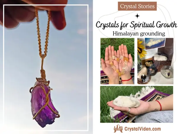 Amethyst necklace - Himalayan Grounding: How I Found My Crystals for Spiritual Growth