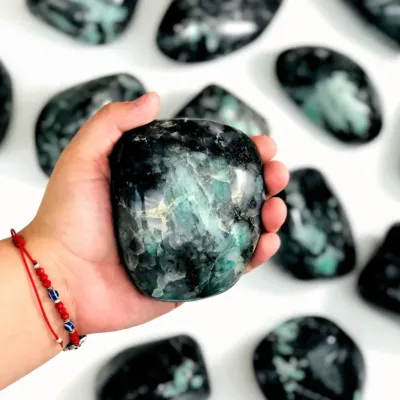 Emerald Free-form Tumbled Polished Stone