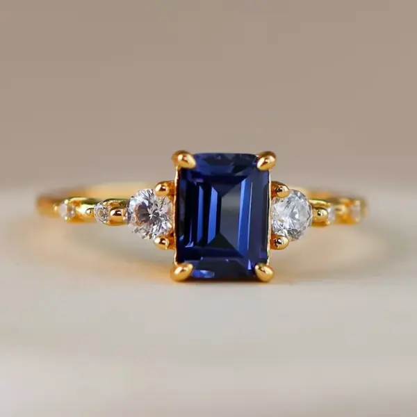 Genuine Blue Sapphire Ring