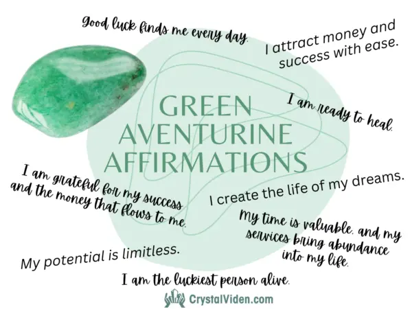 Green Aventurine Affirmations