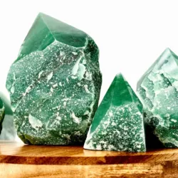 Green Aventurine Semi Polished Points