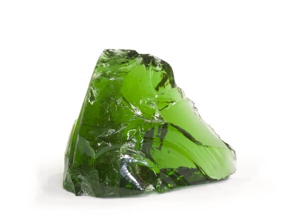 One clean piece of Green Obsidian