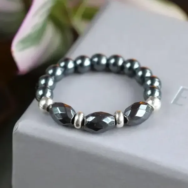 Hematite Beaded Ring