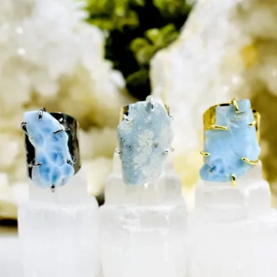 Larimar Rings