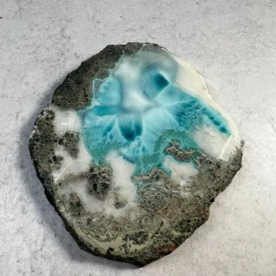 Larimar Slab Crystal for Collectors