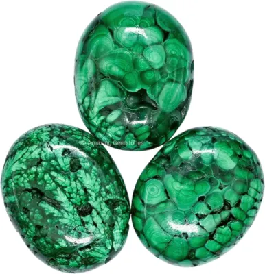 Malachite - Large Palm Stones