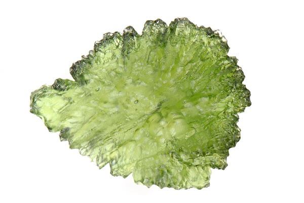 A Moldavite luck crystal