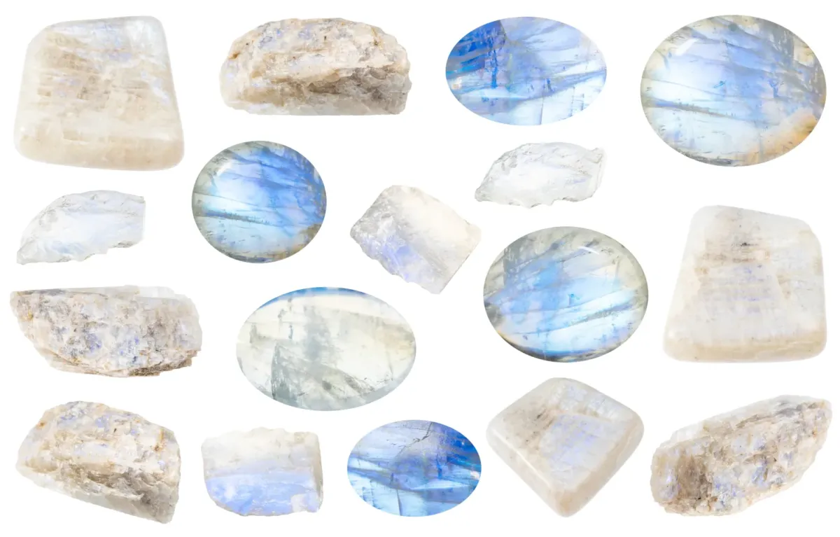 Moonstone birthstone colors