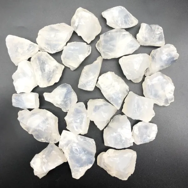 Natural Raw Milky Quartz pieces
