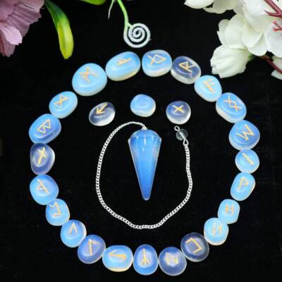 Text Share: Earnings Help These products are selling fast! Check out what's climbing our charts. Skip to main content Deliver to Miroslav Kambah 2902‌ All EN Hello, Miroslav Account & Lists Not Miroslav? Sign Out Returns & Orders 0 Cart All We're showing you items that ship to 2 Glyde Place, Kambah, ACT, 2902. To see items that ship to a different country, change your delivery address. Dismiss Change Address Today's Deals Buy Again Miroslav's Amazon.com Sell Customer Service Gift Cards Browsing History Registry Disability Customer Support Shop the Gaming Store Sponsored ‹ Back to results $21.95 FREE International Returns No Import Fees Deposit & $11.42 Shipping to Australia Details Sales taxes may apply at checkout Delivery Thursday, September 19. Order within 10 hrs 59 mins Or fastest delivery Tuesday, September 17 Deliver to Miroslav - Kambah 2902‌ In Stock Quantity: Quantity:1 Add to Cart Buy Now Ships from Amazon Sold by CROCON TECHNOLOGIES Returns 30-day refund/replacement Payment Secure transaction See more Add a gift receipt for easy returns Add to List Sponsored Roll over image to zoom in VIDEO Crocon Opalite Gemstone Engraved Rune Stones Set (25 Pcs) with Elder Futhark Alphabets & 1 Opalite Pendulum 950+ Carats | Size: 15-20 mm