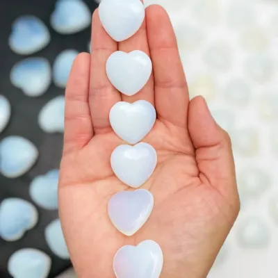 Opalite Heart Shaped Stone