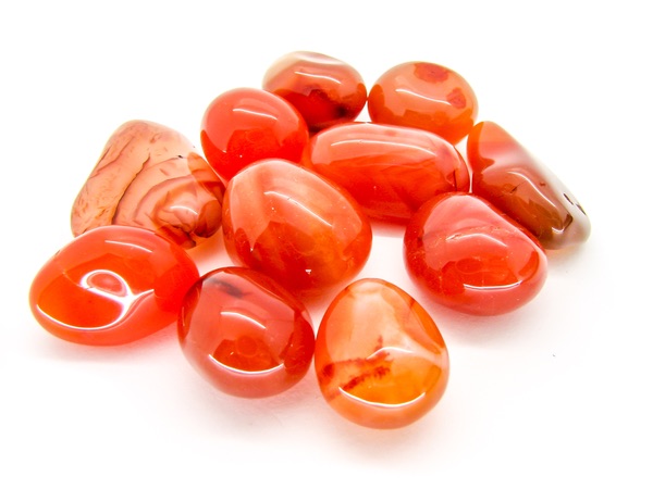 A pile of Carnelian stones