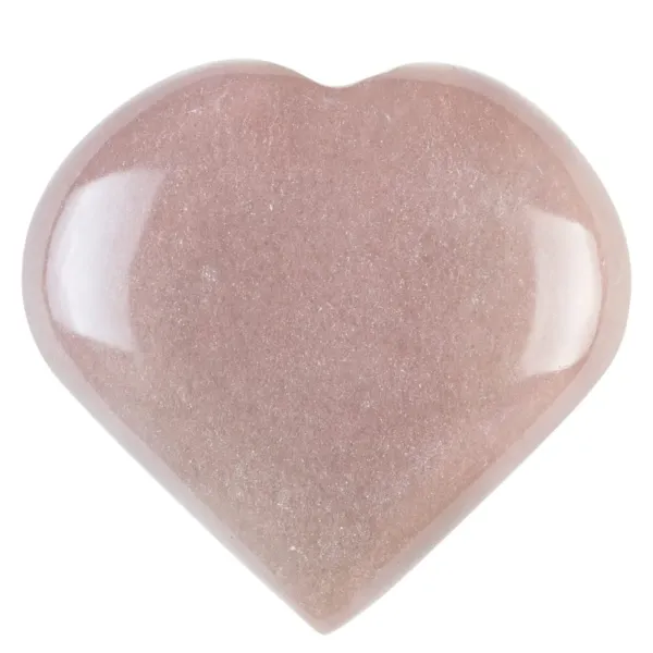 Pink Agate Heart Shape Stone