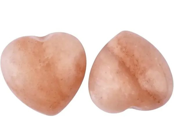 Pink Aventurine Love Hearts Palm | Worry Stones