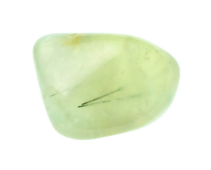 A smooth Prehnite stone