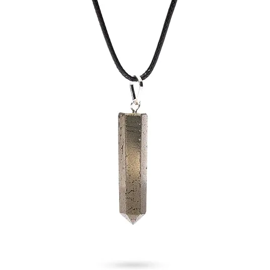 Pyrite Pendant Necklace for Men & Women