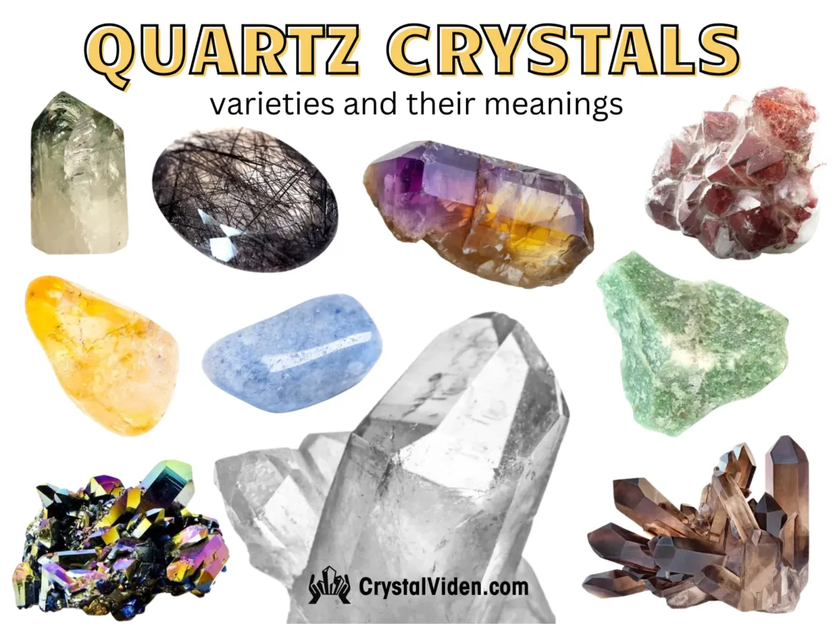 Various Quartz Crystals stones
