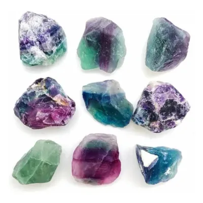 Rainbow Fluorite Raw Crystals