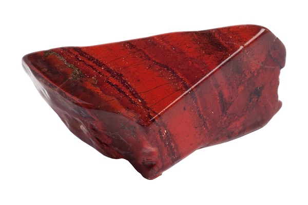 An angular Red Jasper stone