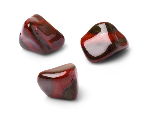 Three Red Tiger's eye stones