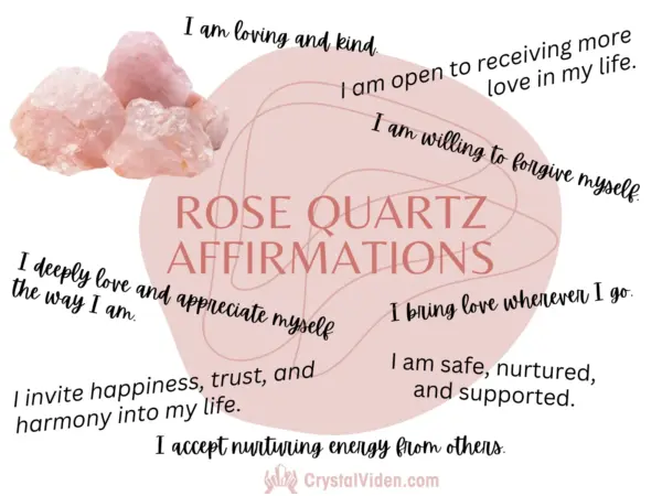 rose quartz affirmations