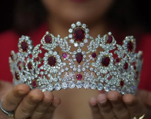Royal Duchess of Angouleme Ruby Tiara Replica