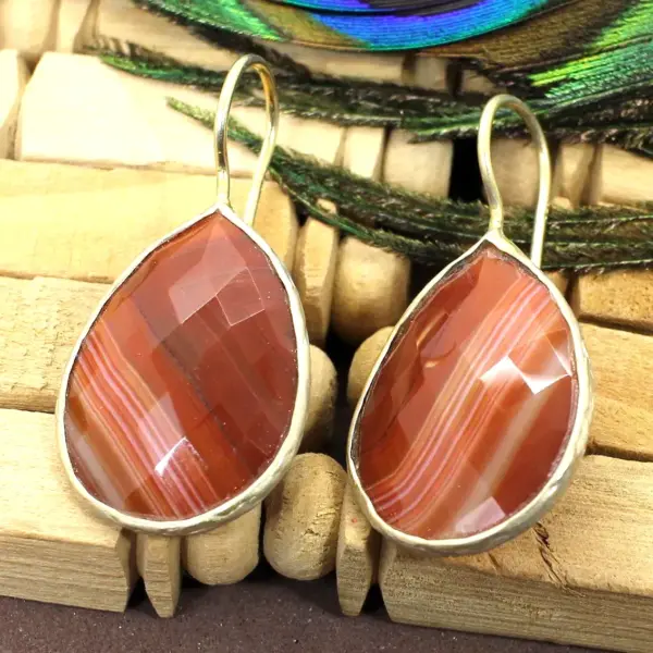 Sardonyx Drop Earrings