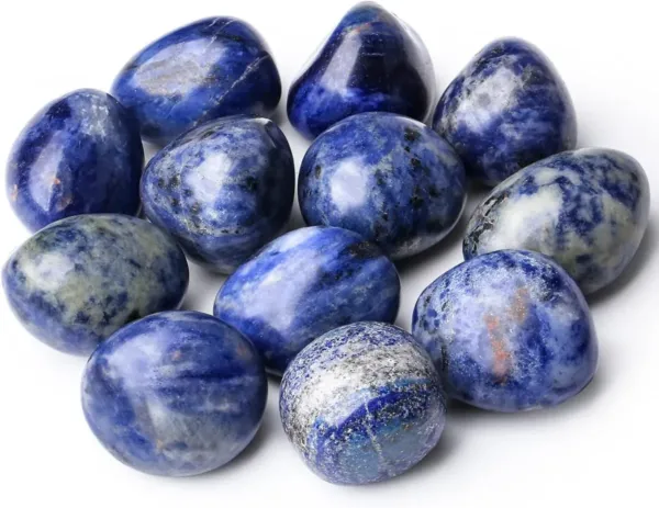Sodalite Polished Tumbled Stones Set