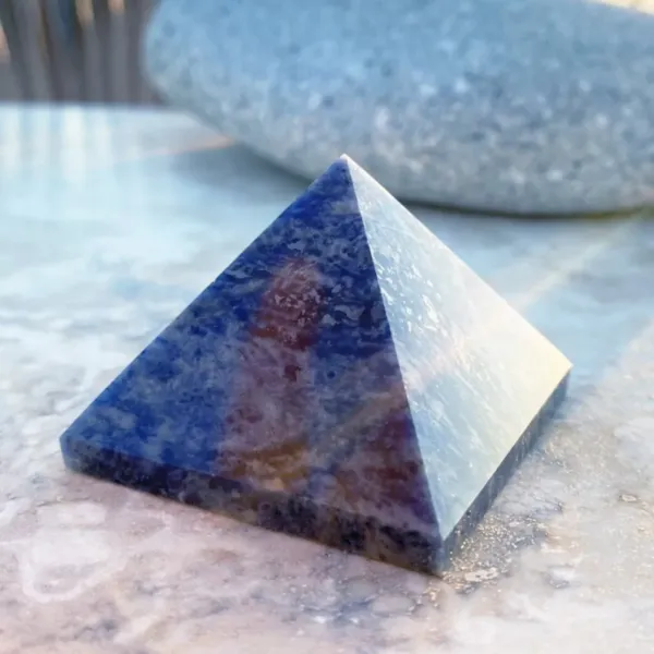Blue Sodalite Pyramid