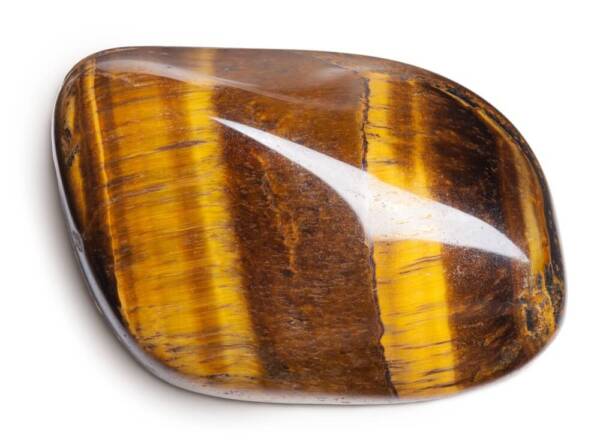 A shiny Tiger's Eye stone