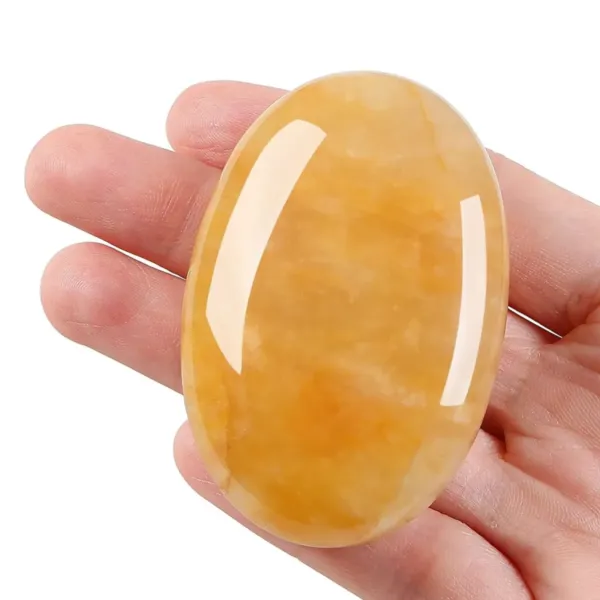 Topaz Large Palm Stone