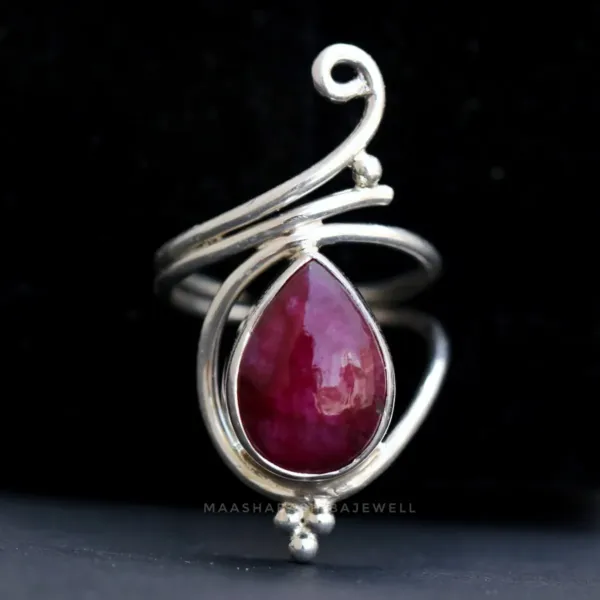Wraparound Wire Ruby Ring