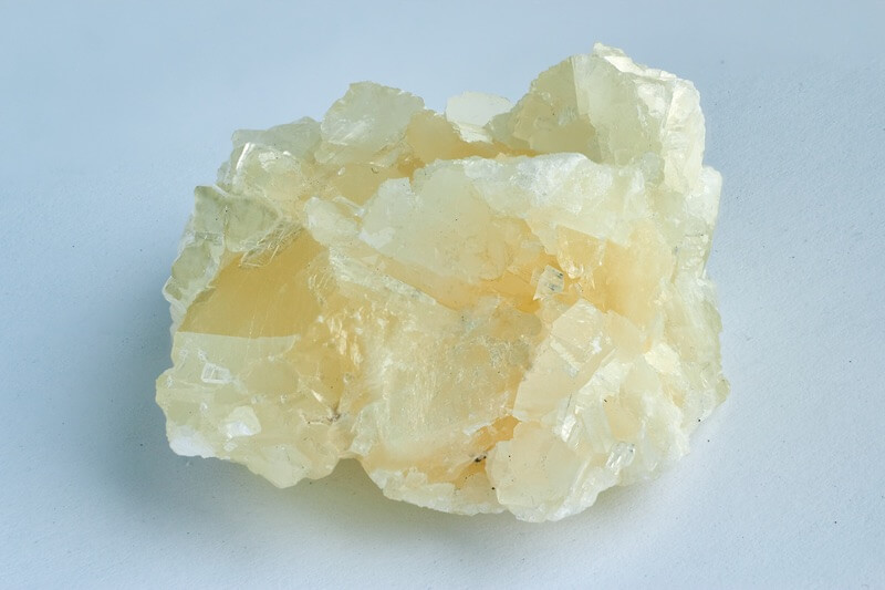 A single piece of Yellow Calcite